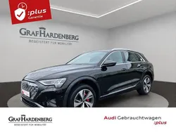 Mythosschwarz metallic Gebraucht 2023 Audi Q8 e-tron Advanced SUV | 47.930 € (Guter Preis)