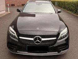 Schwarz Gebraucht 2021 Mercedes C180 AMG line Limousine | 21.400 € (Superpreis)