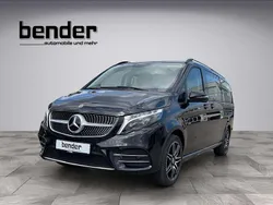 Obsidianschwarz metallic Gebraucht 2024 Mercedes V300 AMG line Van / Kleinbus | 73.900 € (Guter Preis)