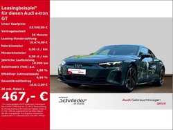 Grau Gebraucht 2022 Audi e-tron GT quattro Sport Limousine | 53.590 € (Fairer Preis)