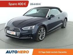 Mondscheinblau Gebraucht 2018 Audi A5 Cabriolet S-Line Cabrio | 28.210 € (Fairer Preis)