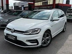 Weiß Gebraucht 2019 VW Golf VII R-line Kombi | 16.499 € (Fairer Preis)