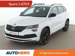 Moonweiss metallic Gebraucht 2020 Skoda Karoq SportLine SUV | 25.080 € (Fairer Preis)