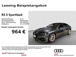 Grau Gebraucht 2024 Audi RS5 Sportback Sport Limousine | 75.690 € (Fairer Preis)