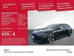 Sebringschwarz kristalleffekt Gebraucht 2024 Audi RS4 Ambiente Kombi | 79.790 € (Etwas zu teuer)