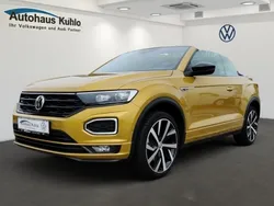 Gelb Gebraucht 2020 VW T-Roc Cabriolet R-line Cabrio | 25.990 € (Fairer Preis)