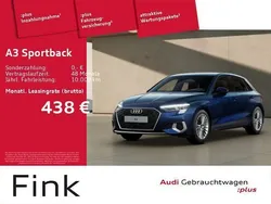 Blau Neu 2025 Audi A3 Sportback Advanced Plus Limousine | 35.950 € (Guter Preis)