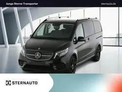Schwarz Gebraucht 2023 Mercedes V300 AMG line Van / Kleinbus | 66.986 € (Etwas zu teuer)