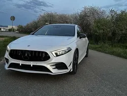Weiß Gebraucht 2018 Mercedes A250 AMG line Limousine | 24.999 € (Etwas zu teuer)