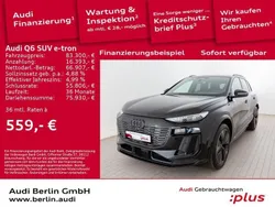 Mythosschwarz metallic Gebraucht 2025 Audi Q6 e-tron Ambiente SUV | 83.300 € (Fairer Preis)