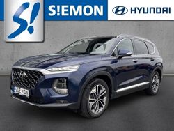 Blau Gebraucht 2019 Hyundai Santa Fe Premium SUV | 29.930 € (Teuer)