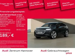 Mythosschwarz metallic Gebraucht 2022 Audi Q4 Sportback e-tron Ambiente SUV | 34.950 € (Fairer Preis)