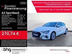 Weiß Gebraucht 2022 Audi A3 Sportback e-tron Advanced Limousine | 25.160 € (Fairer Preis)