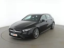 Schwarz Gebraucht 2021 Mercedes A180 AMG line Limousine | 24.470 € (Fairer Preis)