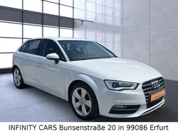 White metallic Gebraucht 2015 Audi A3 Sportback Ambition Limousine | 11.400 € (Fairer Preis)