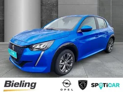 Blau Gebraucht 2021 Peugeot e-208 Active Kleinwagen | 17.950 € (Etwas zu teuer)