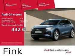 Blau Gebraucht 2025 Audi Q4 e-tron S-Line SUV | 45.450 € (Fairer Preis)