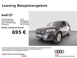 Schwarz Gebraucht 2024 Audi Q7 S-Line SUV | 71.888 € (Fairer Preis)