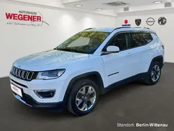 White clear coat Gebraucht 2019 Jeep Compass Limited SUV | 17.990 € (Fairer Preis)
