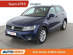 Atlantic blue Gebraucht 2017 VW Tiguan Highline SUV | 22.790 € (Fairer Preis)