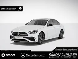 Unilack polarweiß Gebraucht 2024 Mercedes C220 AMG Limousine | 46.900 € (Fairer Preis)