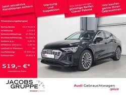 Mythosschwarz metallic Gebraucht 2023 Audi Q8 Sportback e-tron S-Line SUV | 49.570 € (Guter Preis)