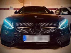 Schwarz Gebraucht 2017 Mercedes C43 AMG AMG Kombi | 32.490 € (Teuer)