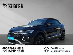 Deep black perleffekt (metallic) Gebraucht 2024 VW T-Roc Cabriolet Style Cabrio | 35.910 € (Etwas zu teuer)