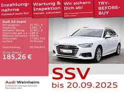 Ibisweiß Gebraucht 2022 Audi A4 Ambiente Kombi | 25.792 € (Fairer Preis)