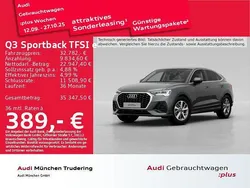 Chronosgrau metallic Gebraucht 2022 Audi Q3 Sportback Ambiente SUV | 32.782 € (Fairer Preis)