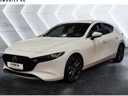 Arctic white Gebraucht 2024 Mazda 3 Exclusive-Line Limousine | 24.990 € (Superpreis)