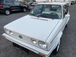 Weiß Gebraucht 1984 VW Golf Cabriolet Cabrio | 6.500 €