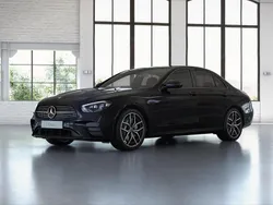 Obsidianschwarz metallic Gebraucht 2021 Mercedes E200 AMG Limousine | 36.178 € (Guter Preis)