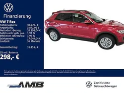 P8 kings red metallic Gebraucht 2024 VW T-Roc Life SUV | 29.480 € (Fairer Preis)