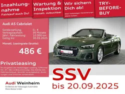 Distriktgrün metallic Gebraucht 2024 Audi A5 Cabriolet S-Line Cabrio | 47.492 € (Superpreis)