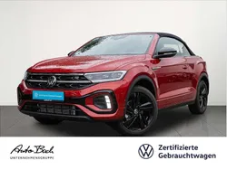 Rot (kings red metallic/schwarz) Gebraucht 2025 VW T-Roc Cabriolet R-line Cabrio | 45.740 €