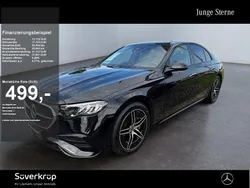 Schwarzlack obsidianschwarz (metallic) Gebraucht 2024 Mercedes E200 AMG Limousine | 49.200 € (Superpreis)