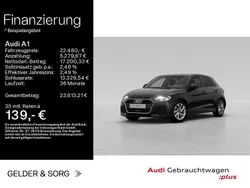 Mythosschwarz metallic Gebraucht 2024 Audi A1 Sportback Advanced Kleinwagen | 22.480 € (Guter Preis)