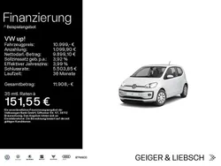 Weiß Gebraucht 2021 VW up! move up! Kleinwagen | 10.999 € (Fairer Preis)
