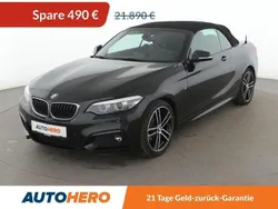 Schwarz Gebraucht 2018 BMW 218 M Sport Cabrio | 20.750 € (Fairer Preis)