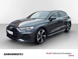 Grau Gebraucht 2025 Audi A3 Sportback S-Line Limousine | 47.990 € (Teuer)