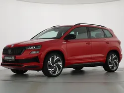 Velvetrot metallic Gebraucht 2022 Skoda Karoq SportLine SUV | 30.749 € (Fairer Preis)