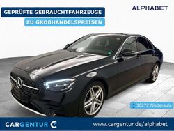 Obsidianschwarz Gebraucht 2021 Mercedes E220 AMG line Limousine | 32.607 € (Etwas zu teuer)