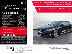 Mythosschwarz metallic Gebraucht 2022 Audi A3 Sportback e-tron S-Line Kleinwagen | 25.460 € (Fairer Preis)