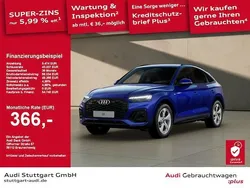 Ultrablau metallic Gebraucht 2024 Audi Q5 Sportback S-Line SUV | 54.740 € (Etwas zu teuer)