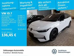 Gletscherweiß metallic/schwarz Gebraucht 2025 VW ID.7 GTX Limousine | 54.980 €