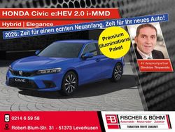 Blau Neu 2025 Honda Civic Elegance Limousine | 36.790 € (Etwas zu teuer)