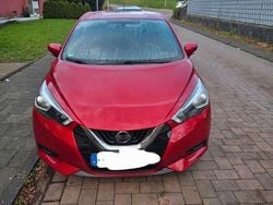 Rot Gebraucht 2018 Nissan Micra Acenta Limousine | 8.999 € (Fairer Preis)