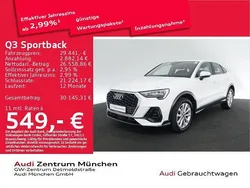 Weiß Gebraucht 2023 Audi Q3 Sportback Performance SUV | 29.441 € (Fairer Preis)