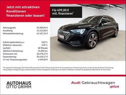 Mythosschwarz metallic Gebraucht 2023 Audi Q8 e-tron Advanced SUV | 54.979 € (Etwas zu teuer)